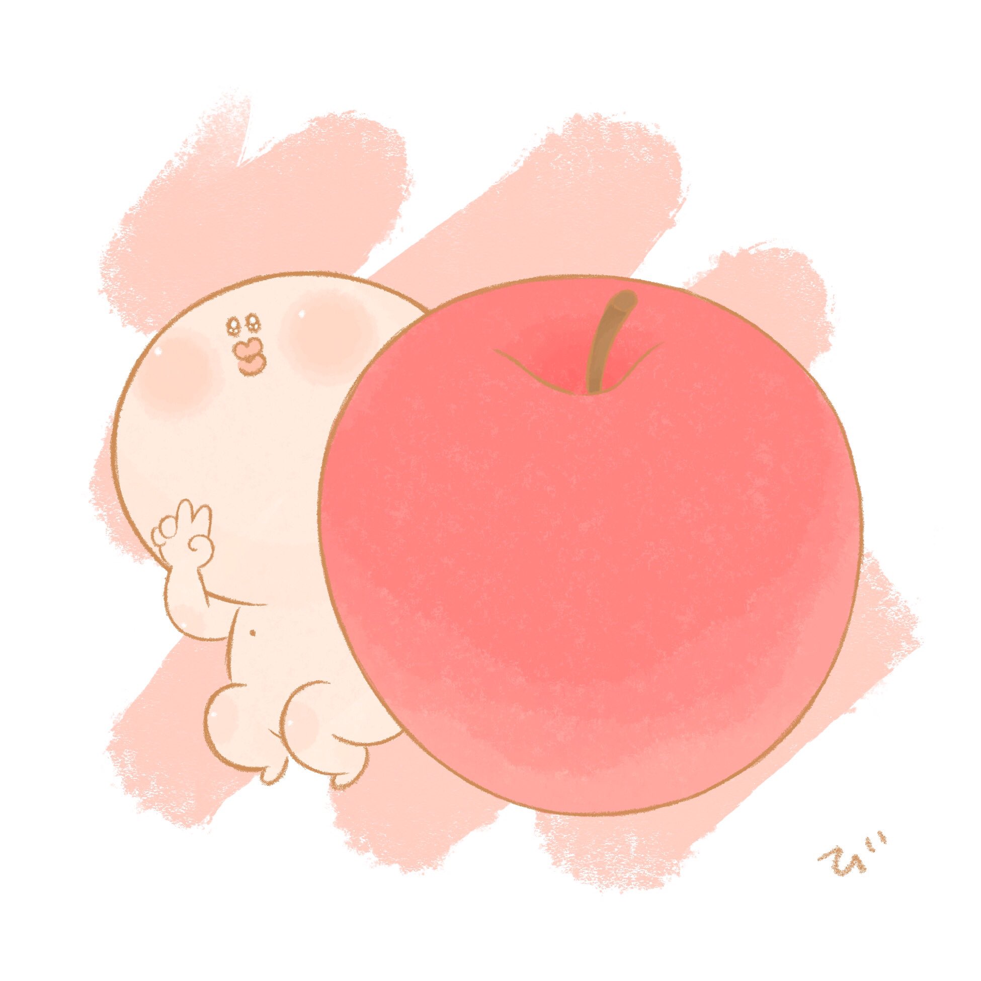 びるくちびる りんごと びるくちびる イラスト 描いてみた フルーツ ゆるかわ かわいい T Co 3dpsfqazkz Twitter