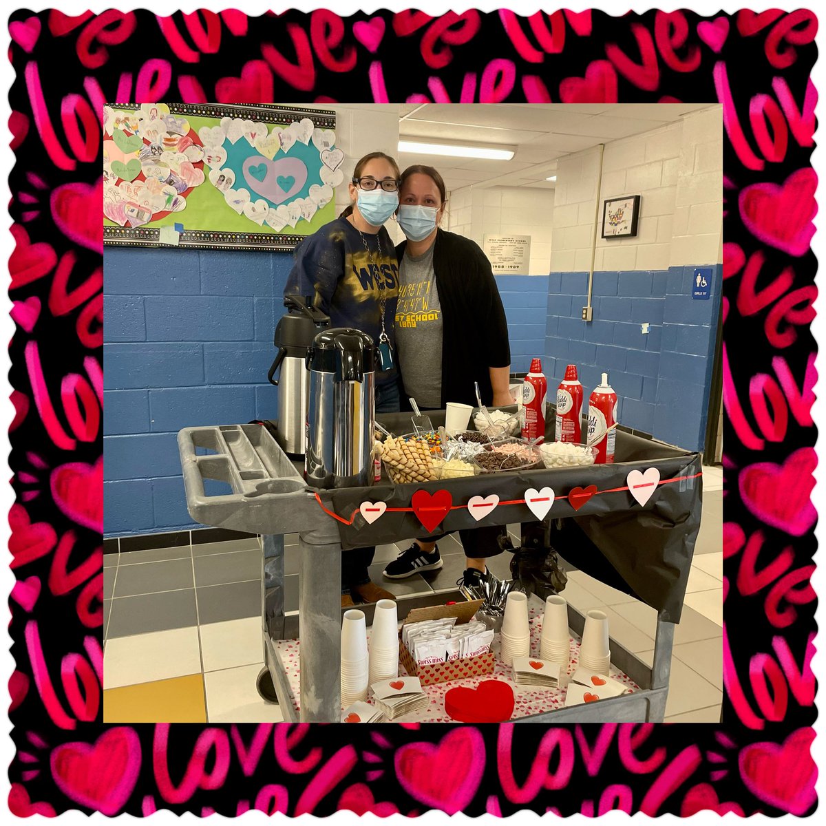 Oh how SWEET it is to be KIND! Thank you Amy &amp; Sarah for the sweet treats all week! Perfect way to head into our winter break 💝🍫☕️<a href="/WestSchoolLBNY/">West School</a>