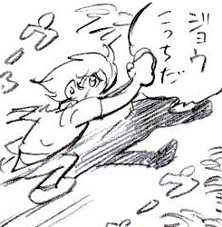 長年の疑問。
サンコミ1巻50ページのこのコマ、ジョウ自身がジョウに呼び掛けてるように見えるのですが、誤植? #サイボーグ009 