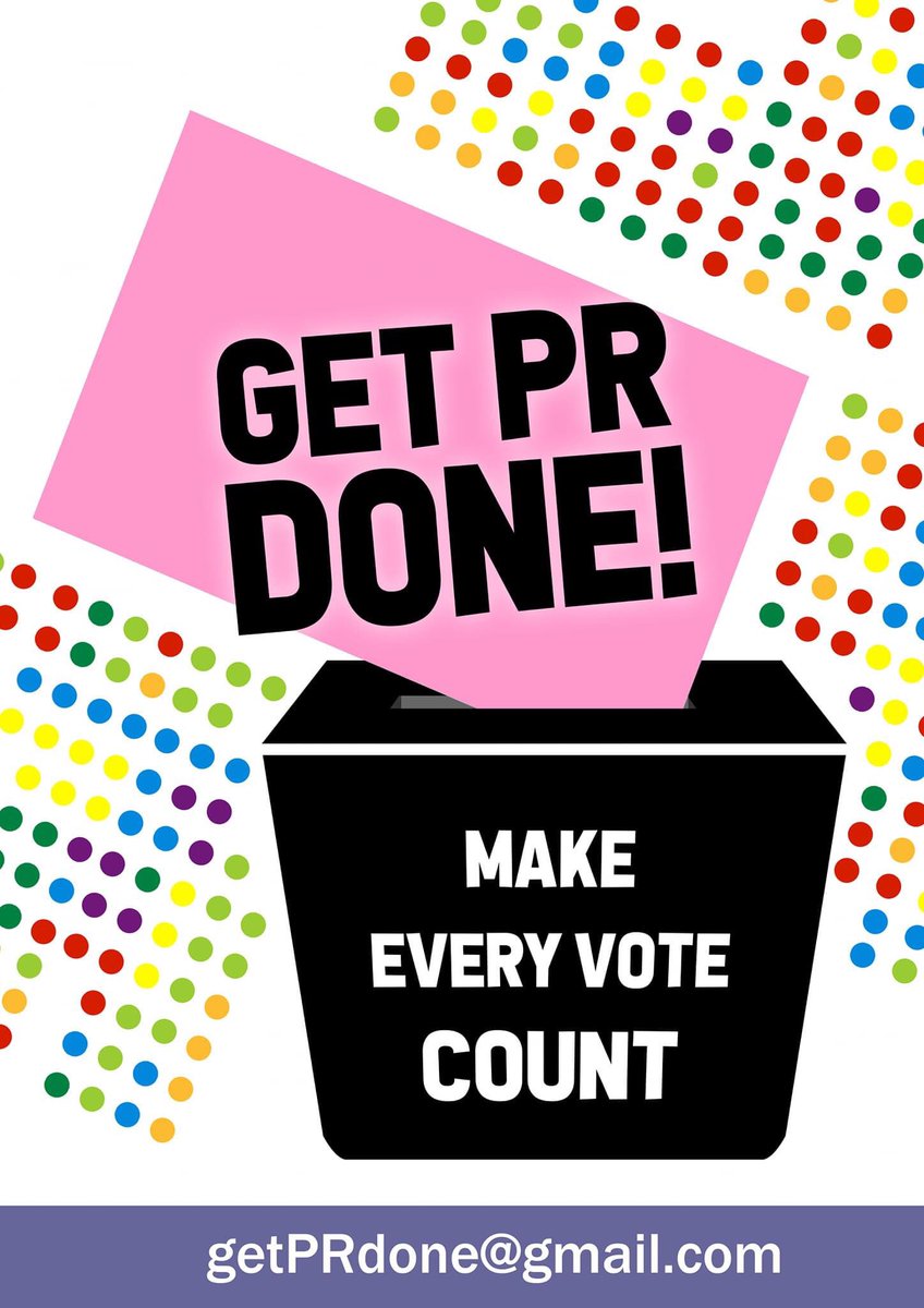 getprdone's tweet photo. It is indeed great news that @UKLabour & the @LibDems have agreed a non aggression pact.
Now there needs to be a further #Pact4PR
#PRAlliance with cross party support to rid the U.K. of the rigged #FPTP voting system & implement #ProportionalRepresentation
#GetPRDone https://t.co/PEUk1XsCmk