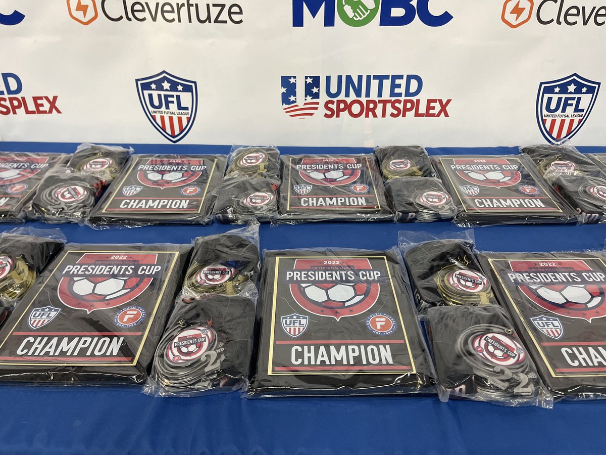 UFLfutsal's tweet photo. #UFLPresCup22 kicks off at 5:30pm at @U_Sportsplex‼️⚽️🏆 https://t.co/mjCFFkYcdF