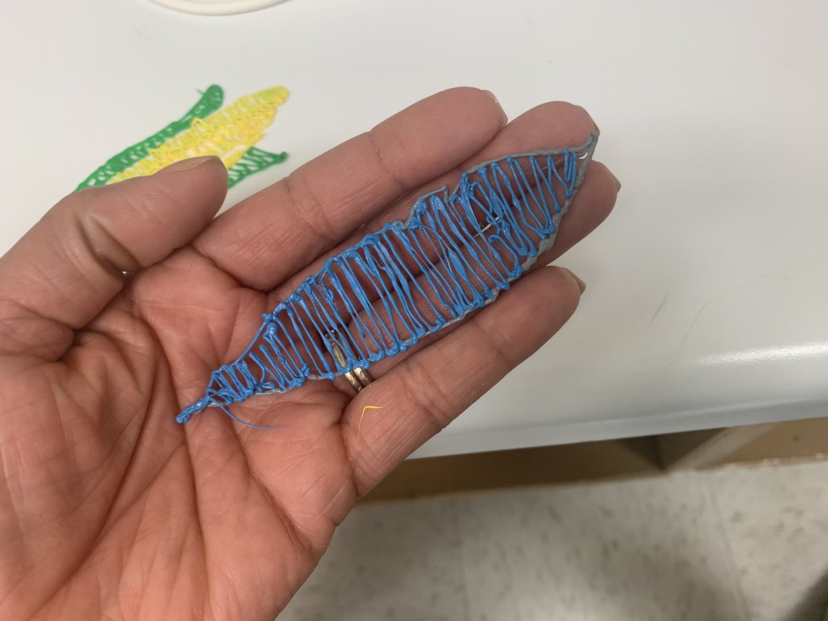 rkhyman4's tweet photo. Prepping for the use of 3D doodler pens in 4th grade creations for bartering! I can’t expect the students to know how to use it correctly if I don’t. 😊#SedgefieldEagles #NNPSITC #NNPSProud https://t.co/4bkTiNvM0R