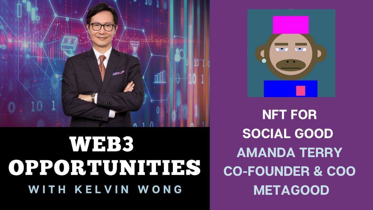 web3opp's tweet photo. What do NFTs have to do with bringing internet to schools globally, Afghan Girl evacuation, and re-building homes in the Philippines? 

Great convo with @amandaterry COO of Metagood on using NFTs to do good in the real world on Web3 Opportunities podcast https://t.co/DQN7gfzMSk https://t.co/VsEPaXzHKn
