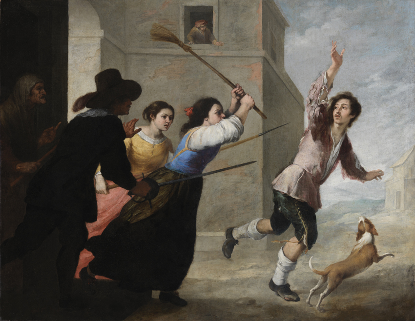 MeadowsMuseum's tweet photo. 'Murillo: Picturing the Prodigal Son' opens today at the #MeadowsMuseum! Come see this stunning series in its entirety as it is featured in the United States for the very first time. 
Bartolomé Esteban Murillo (1617–1682), The Prodigal Son Driven Out, Photo © @NGIreland https://t.co/h1m3FRtVro