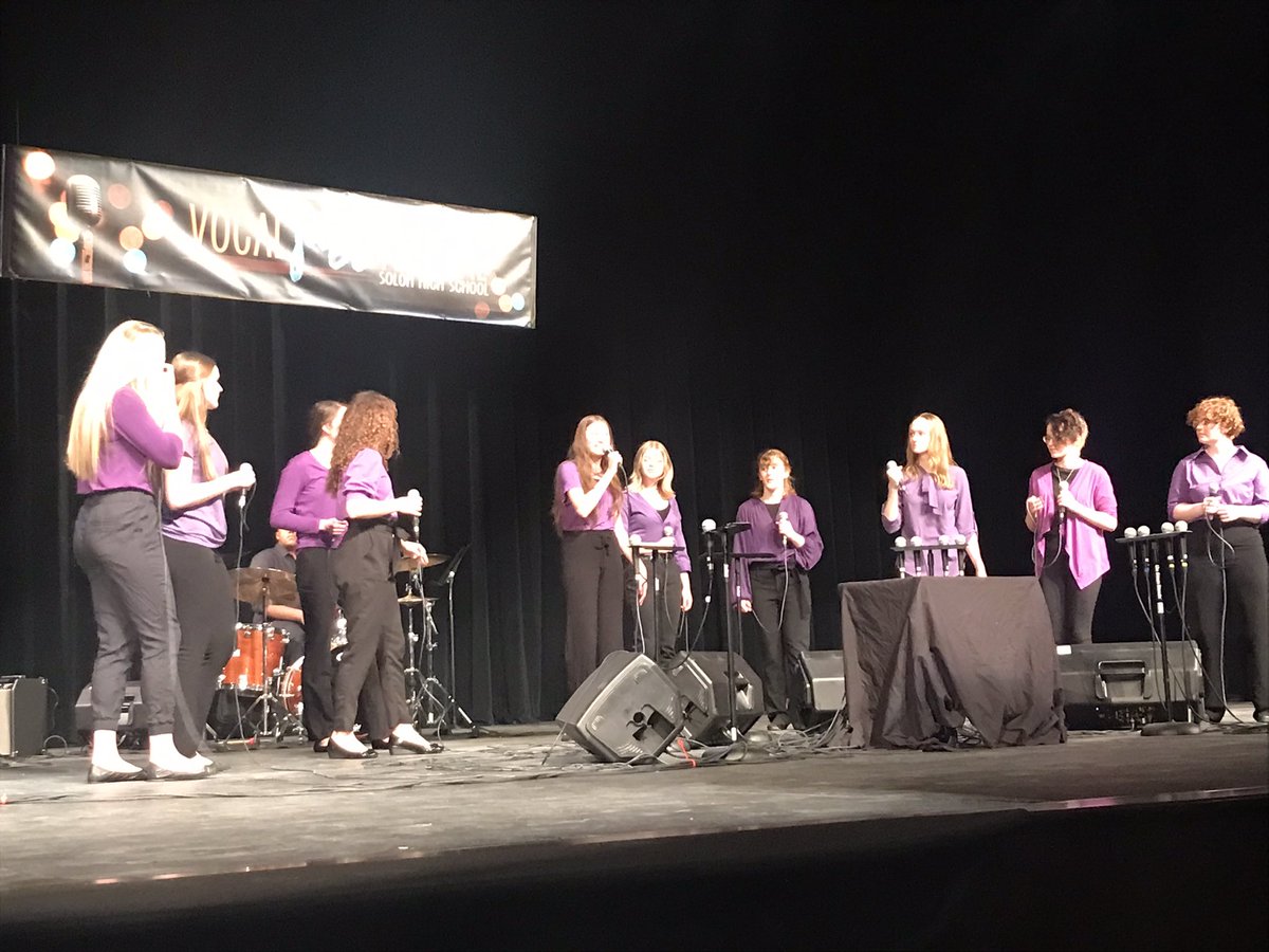 Finishing up our jazz history unit with a live jazz performance, 🎶🎶🎶 Solon’s Vocal Jazz Festival.   Favorite 7th grade quote, “dang - they’re WAY better than we are.” 😂