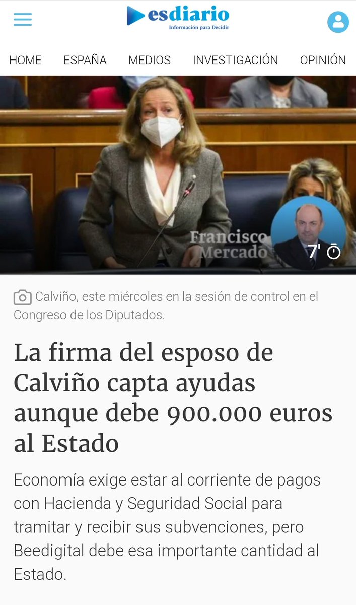 <a href="/publico_es/">Público</a> Exclusiva!!
La empresa del marido de Nadia Calviño que adeuda 900.000€ al Estado, gestionará los fondos Europeos