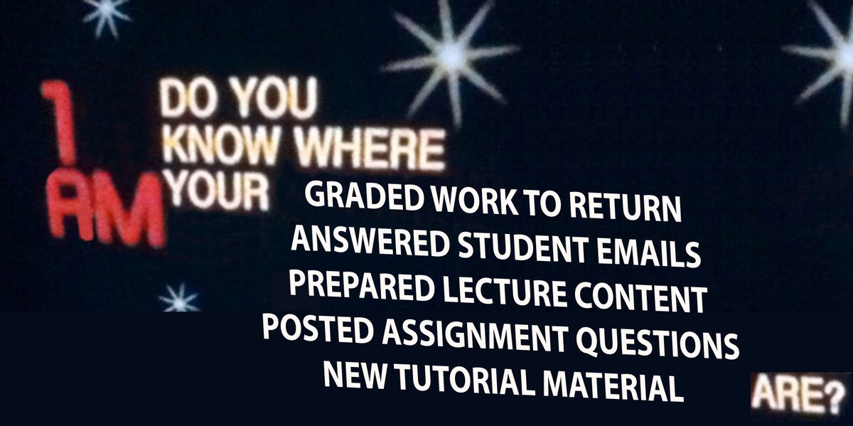 When we say that we are overworked, we don't mean we want more time off. We mean that we lack the time to do our best on the things that matter to students. 

Overworked faculty comprises the quality of education that students receive. 

#ONStrikeU <a href="/UOITFA/">UOIT Faculty</a> <a href="/ontariotech_u/">Ontario Tech University</a>
