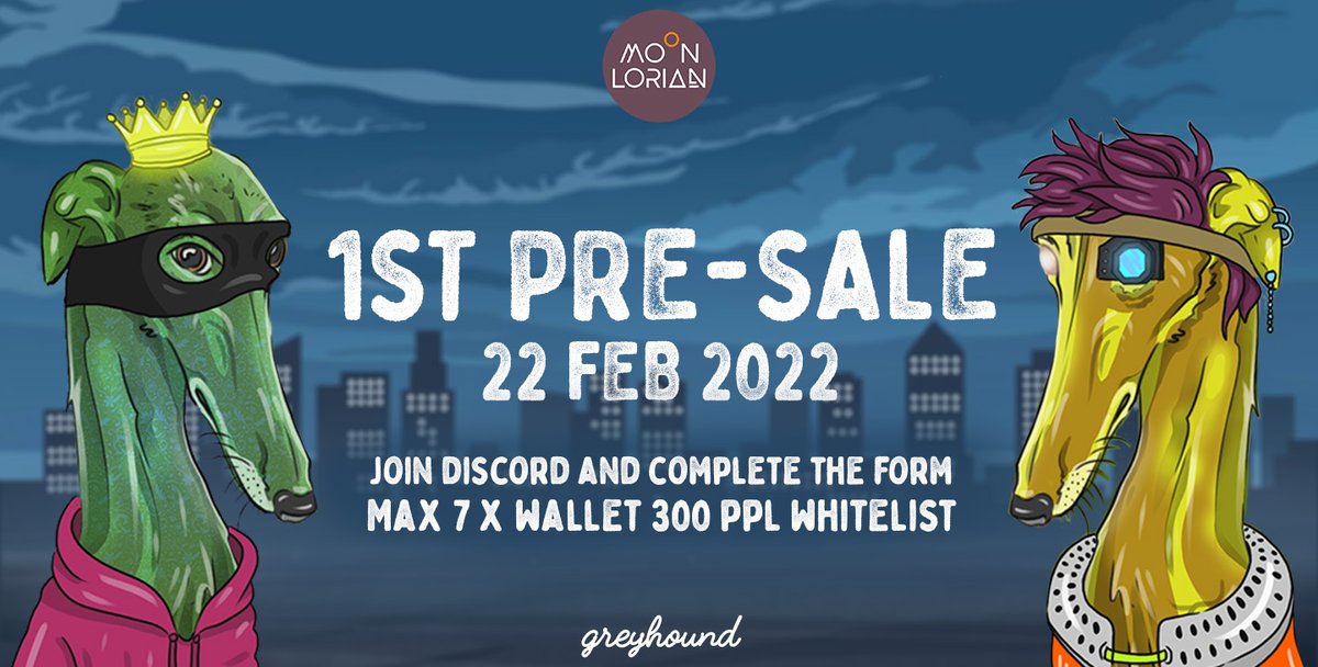 ⚡GIVEAWAY⚡the form for the 1st Pre-sale on 22 FEB is now active!!🚨 

🏅0.25 EGLD 
🏅0.25 EGLD

❤&amp;🔁&amp; Tag 3x Friends

👇👇HERE
docs.google.com/forms/d/1OxpUS……

Remember: max on stake 9 hounds and get the best Diggpower!⚡⛏️Only 300 wallets👀

#ElrondNFT #Elrond  #ElrondCommunity