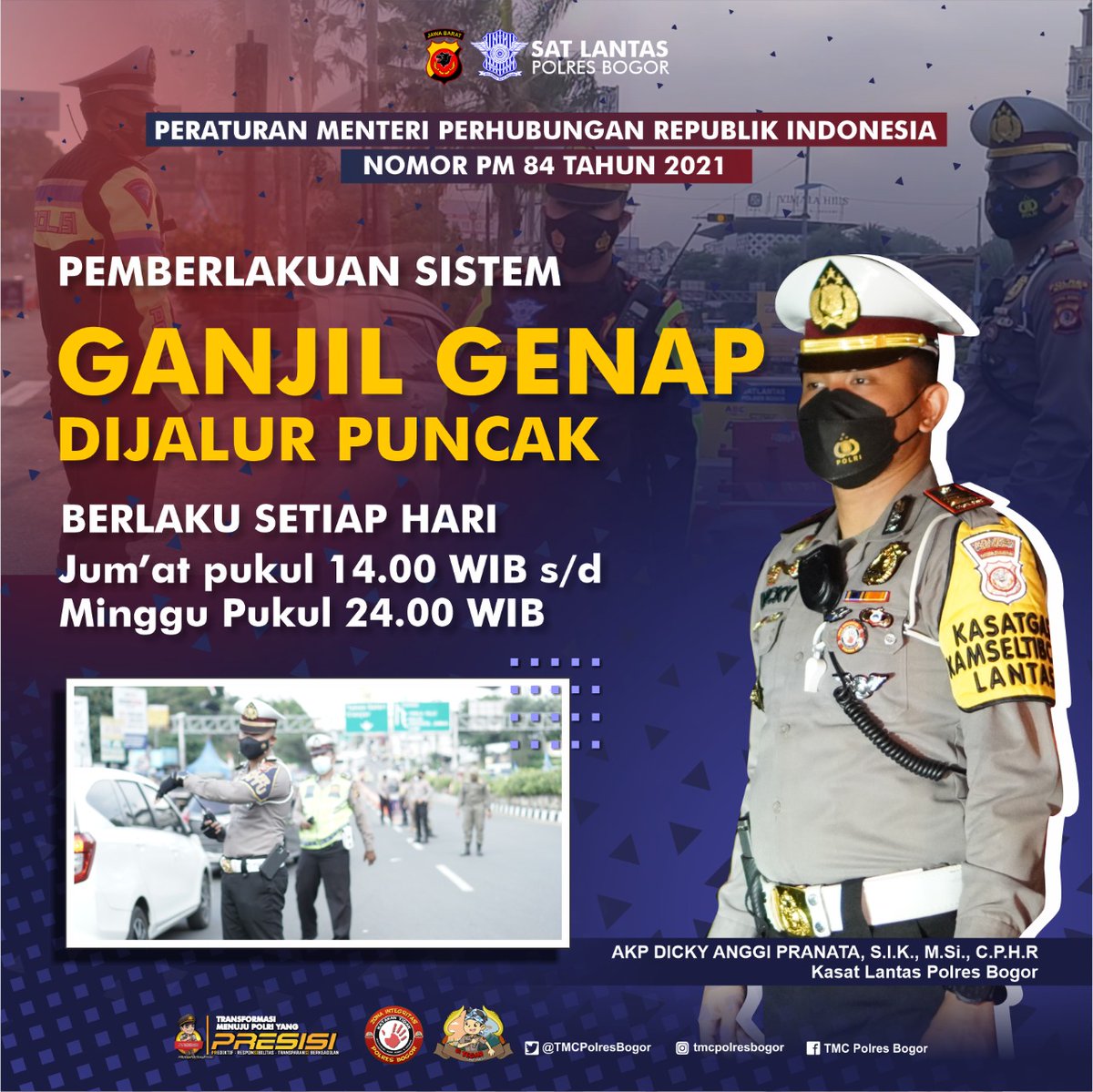 TMC Polres Bogor tweet media