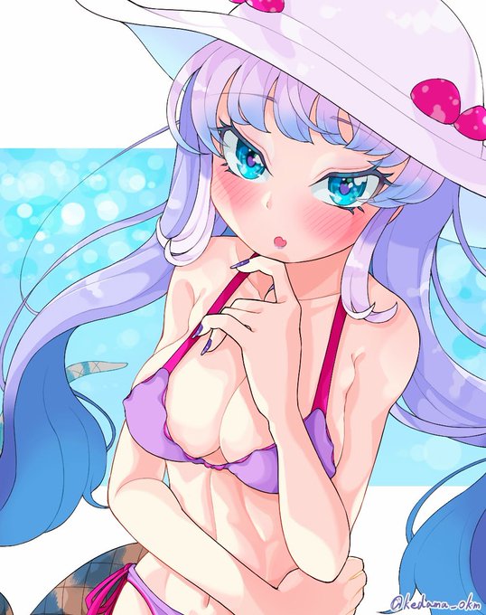 #くそ寒いので水着絵を貼る 