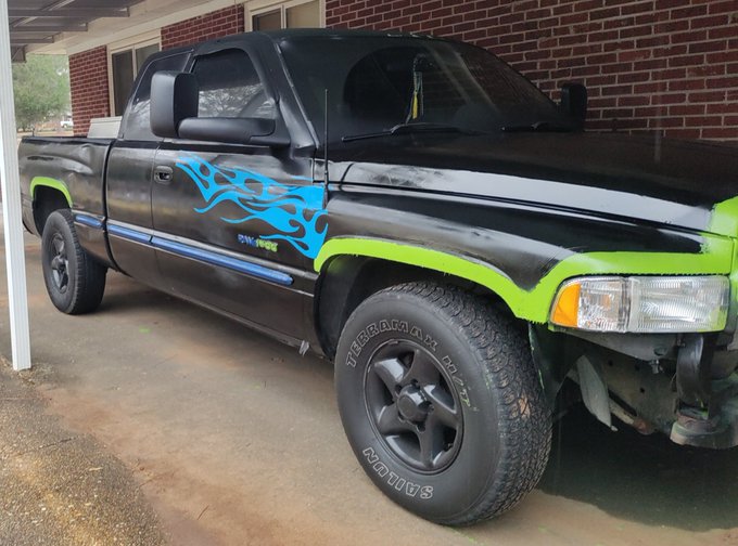 Still gotta work on him some more...  But world...🌍🌍🌍  Meet "Big Boy"  I hope you like him as much as<a href="/tag/mopar"class="tags"><span>#mopar</span></a><a href="/tag/truckgirl"class="tags"><span>#truckgirl</span></a>