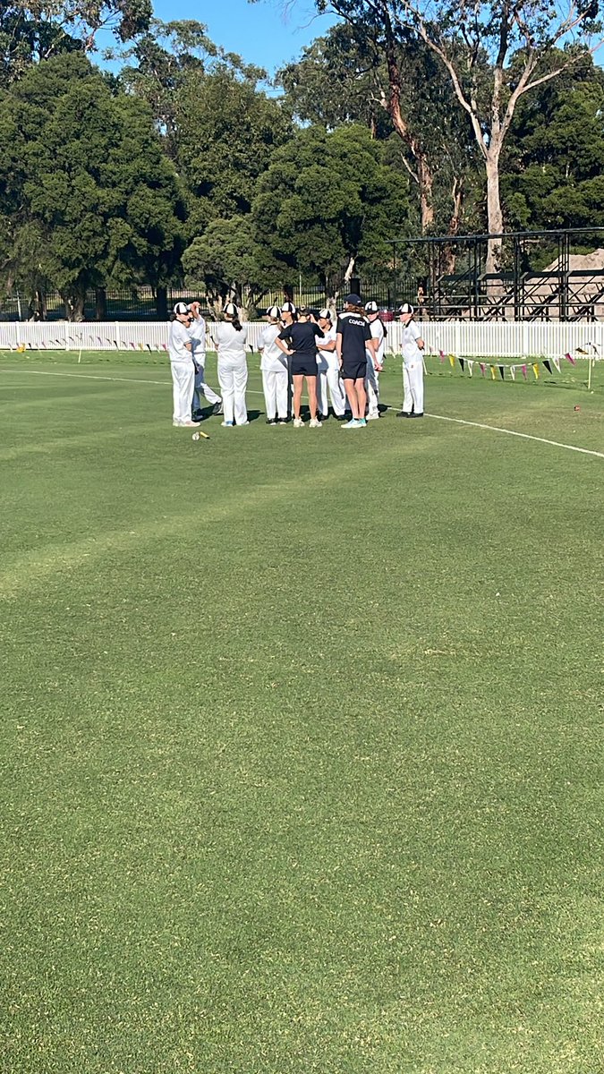 A beautiful morning on the Rendall. <a href="/Haileybury/">Haileybury</a> will bat first against <a href="/CGScricket/">Caulfield Grammar School Cricket</a>. <a href="/APS_Sport/">APS Sport</a> @sportagsv <a href="/TheHazlittClub/">Haileybury Cricket Hazlitt Club</a>