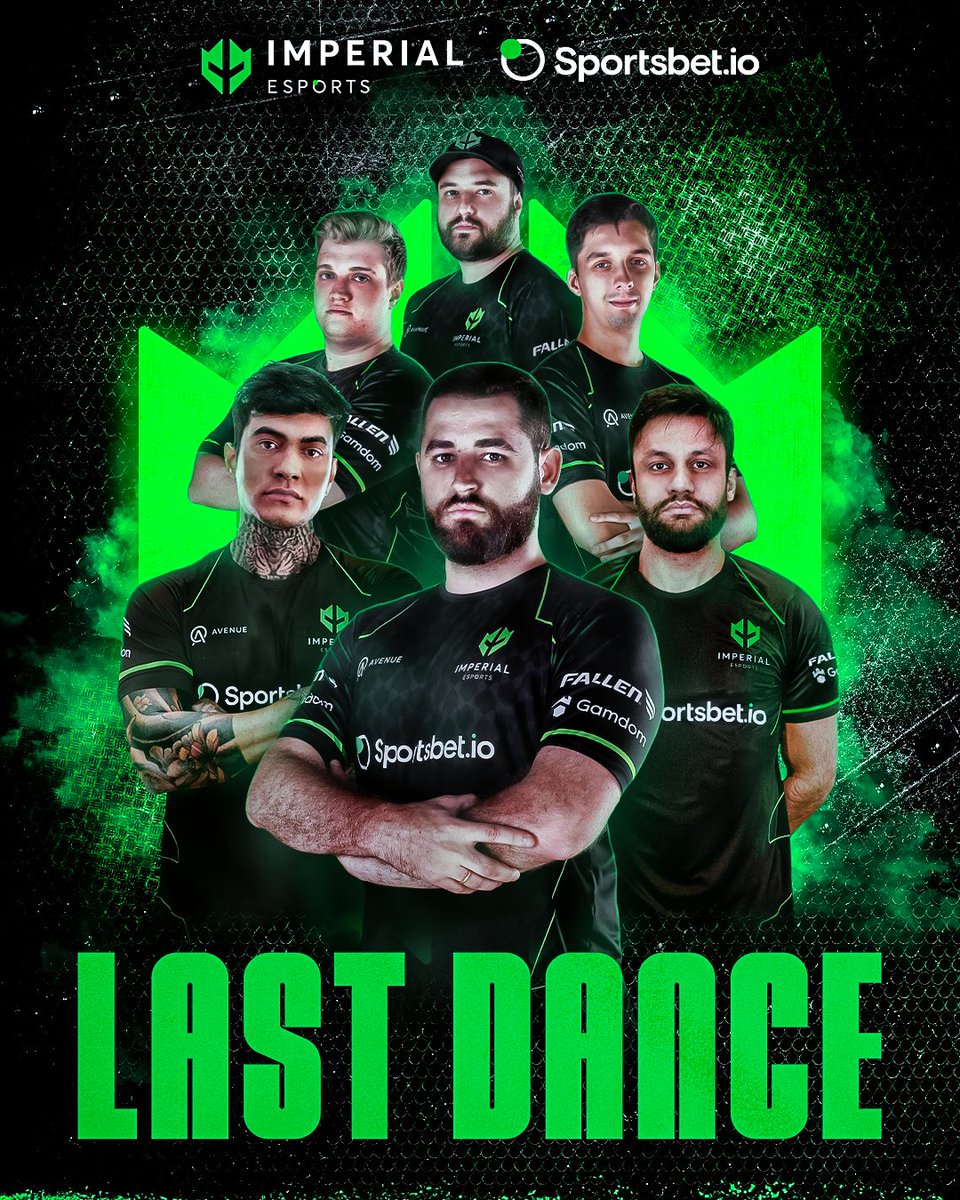 sportsbetiobr's tweet photo. A @imperialesports é a casa do Last Dance!

A Última dança já começou e será inesquecível! Venha fazer parte disso!

@FalleNCS
@linfnx
@fer
@Boltz
@FURIA_VINI
@peacemaker

#ImperioLastDance #DeuGreen https://t.co/hgeP9TSXls