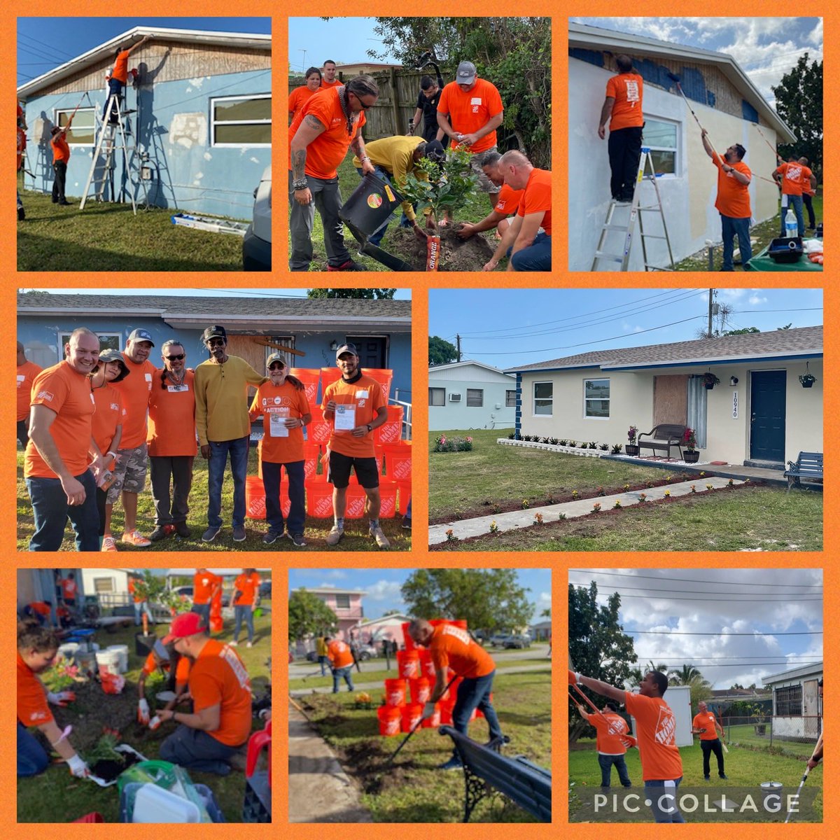 D265 Team Depot Event. Thank you to all the amazing orange blooded associates that came together to positively impact our community and an Air Force Veteran. ⁦@wcork19⁩ ⁦@RubenRo48457043⁩ #teamdepot