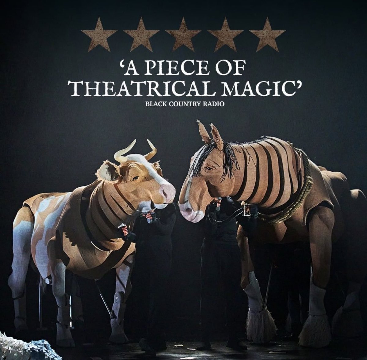 ⭐️⭐️⭐️⭐️⭐️ You can’t afford to miss this show… George Orwell’s masterpiece Animal Farm now on stage!
<a href="/Grand_Theatre/">Blackpool Grand Theatre 🦋</a> Blackpool
19-23 April 2022
Book now blackpoolgrand.co.uk/event/animal-f…