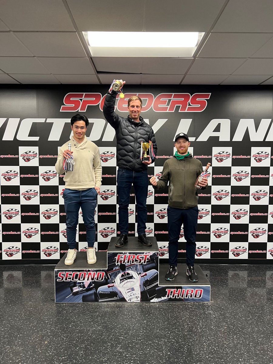 Stranddev's tweet photo. The team that races together stays together.

Yesterday afternoon, we took the Strand family out for a day on the race track. Thank you to everyone who joined us for an exhilarating experience a Speeders, and congratulations to Geoff for taking home the gold.

#stranddev https://t.co/rgWB4CSzcL