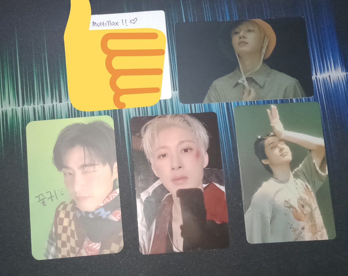 gtfooo_'s tweet photo. [ 💌 from @_dweigne / @EdwardJoe10000 | #buddyproofs ]

both pcs arrived safely. thank you so much for letting me adopt hanbinie !! https://t.co/wERbfYDBWM