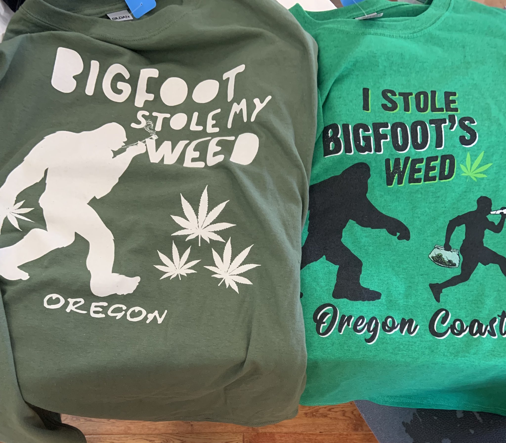 bigfoot stole my weed shirt