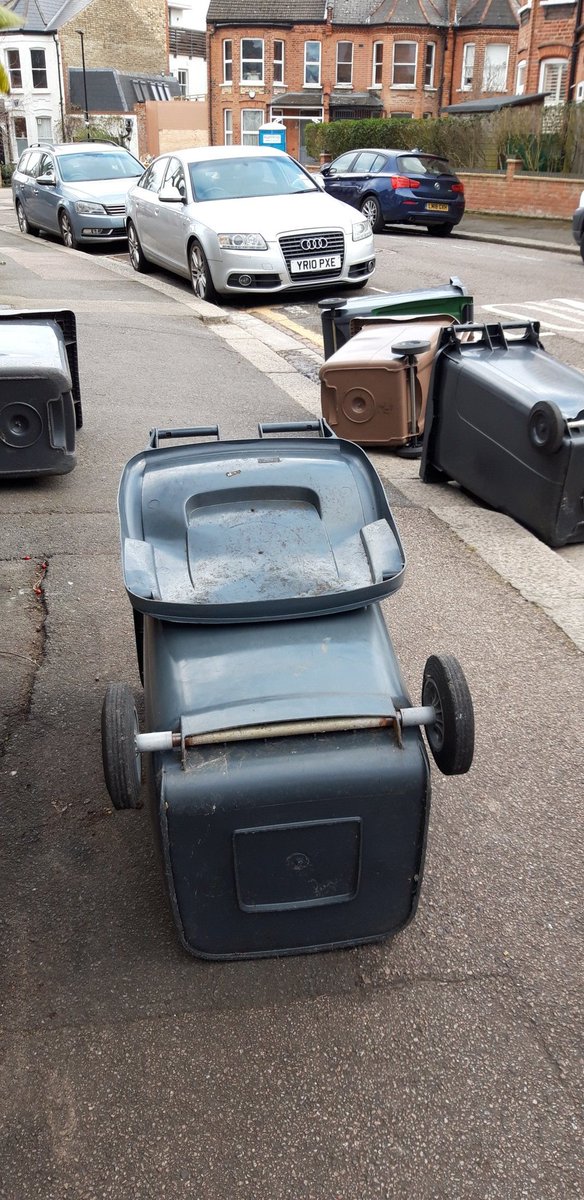 Big bin fight during Eunice.