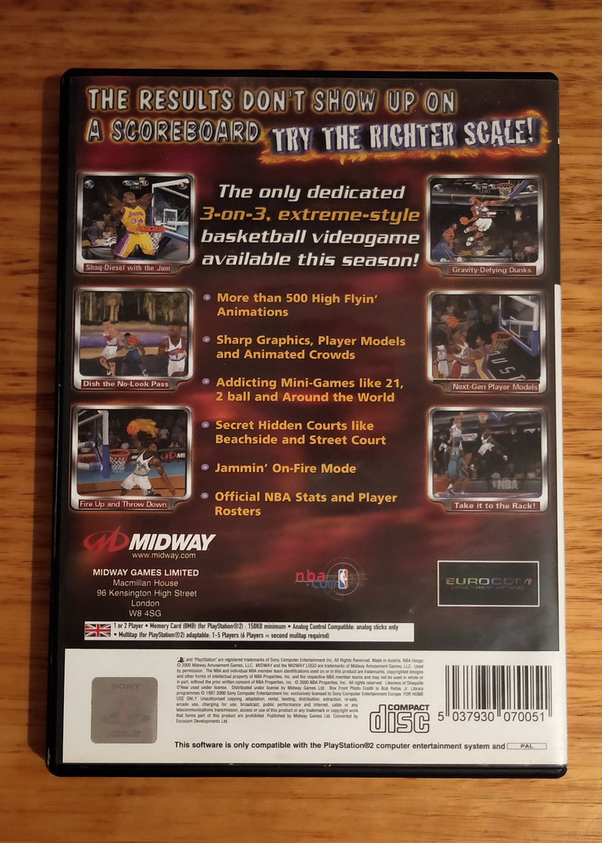 Tommyted1202's tweet photo. New addition to the NBA Jam collection. NBA Hoopz on PS2. Looking forward to trying out Jam style 3 on 3 instead of 2 on 2. #NBAHoopz #NBAJam #NBA #PS2 #BoomShakaLaka https://t.co/b9M1OiG02G