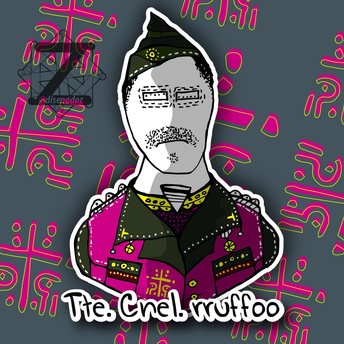 ⊙ Tte. Cnel. rruffoo ⊙ #art #conceptart #illustrators #Colors #NFTGiveaway
