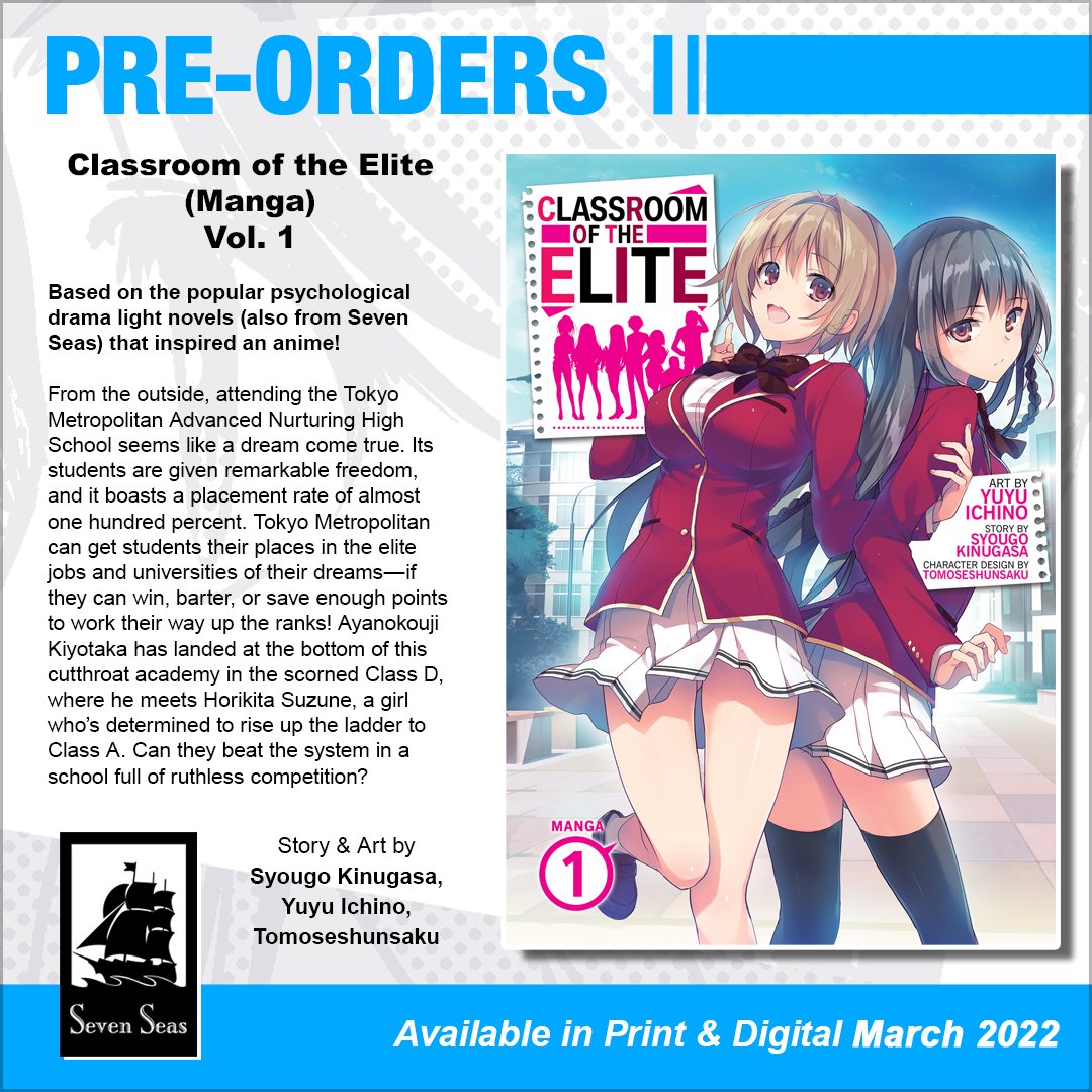 Classroom of the Elite (Manga) Vol. 1 by Syougo Kinugasa: 9781638581307 |  : Books