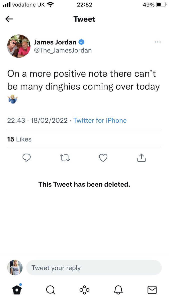 caz2236's tweet photo. What a strange (awful) thing to tweet, especially when your wife is from a different country 🤔 https://t.co/ZKCSk7Q5S8