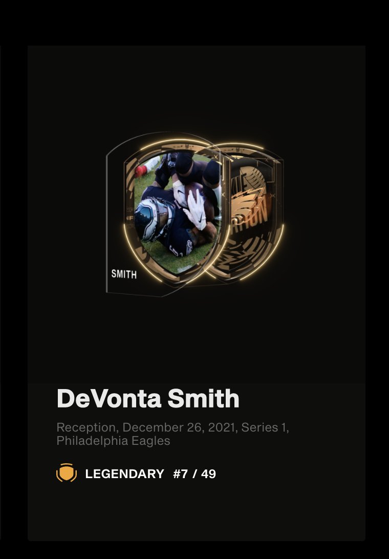 atomictyler's tweet image. WOW. First Legendary ever! So excited! @NFLALLDAY