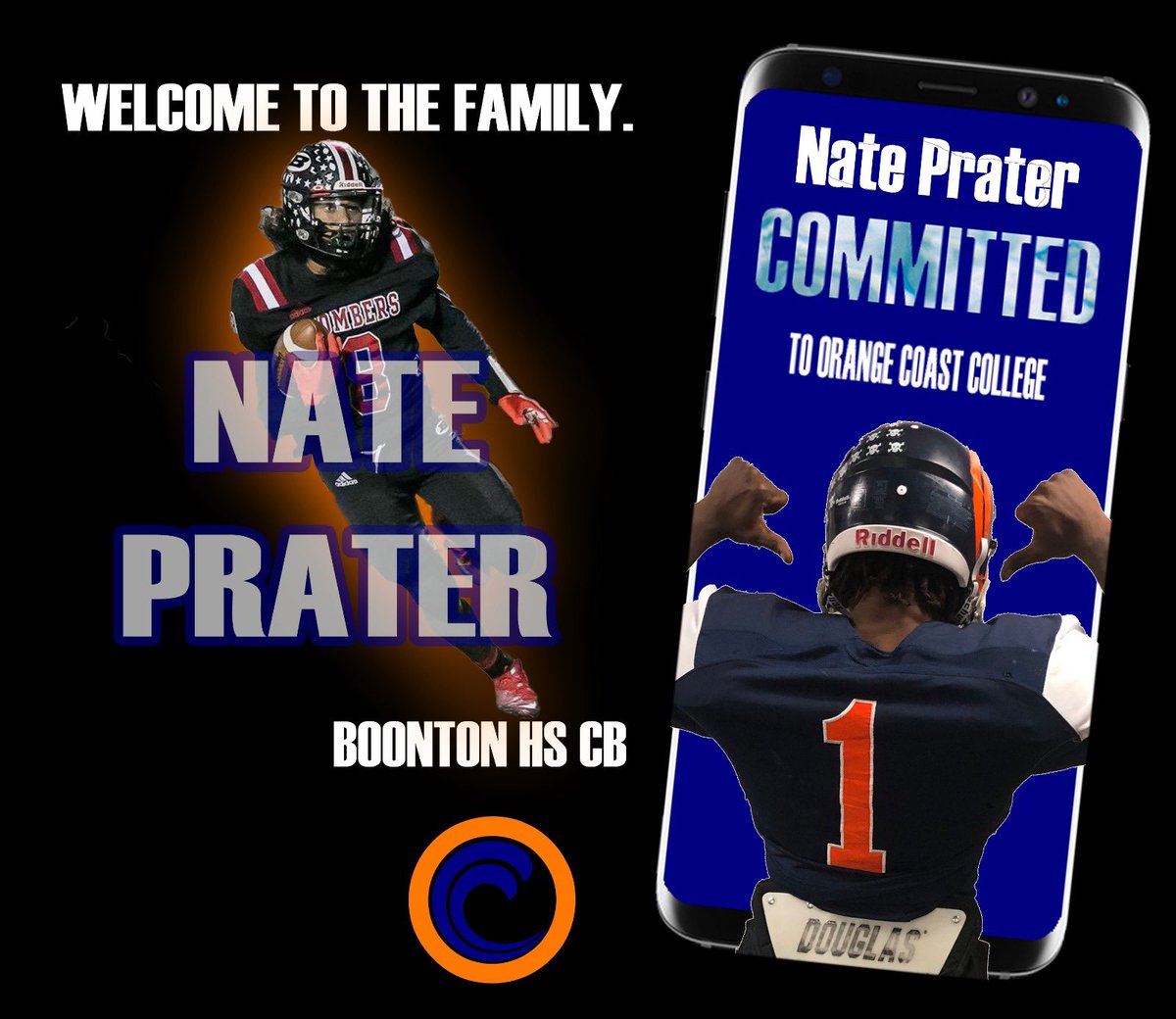 coastfball's tweet photo. #committed22 Welcome Nate Prater(@nateprater8) to The Coast #ridethewave22 https://t.co/YOF5XBxte3
