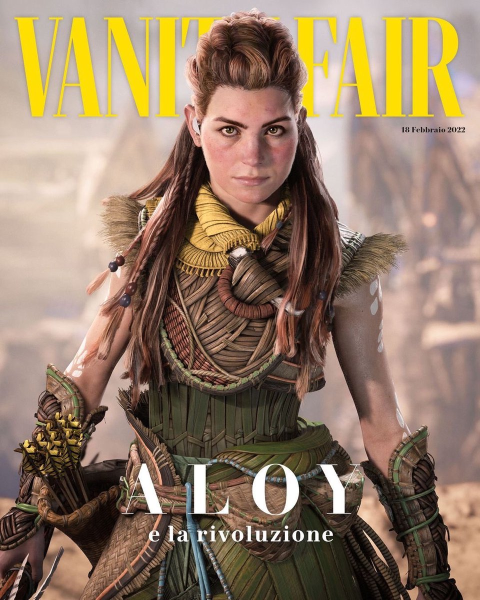 Wow - the first ever digital cover of Vanity Fair Italy features main character Aloy for the launch of Horizon Forbidden West. Go PlayStation!

vanityfair.it/article/aloy-e…