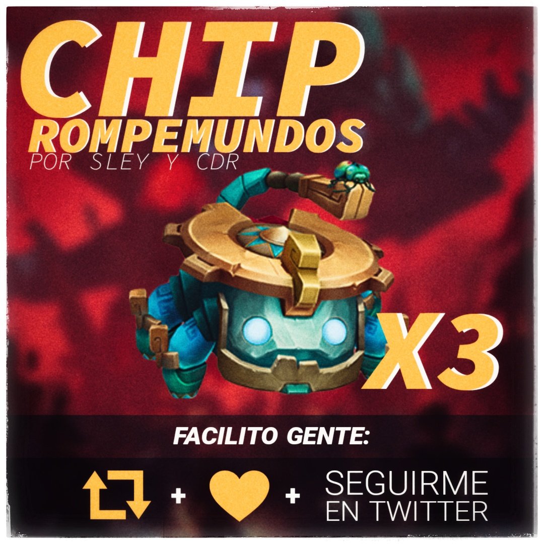 ¿Qué les parece un sorteito por estos lados? Por cortesía del #LPP y <a href="/LoRLATAM/">Legends of Runeterra LATAM</a> tengo un par de chips para darles. Ya ustedes saben qué hacer:

📌Seguir <a href="/CDRuneterra/">Charlas de Runeterra</a> y @SleyGz + Like y RT.

Este 23 de Febrero anuncio a los 3 ganadores por este medio (exclusivo para LATAM).