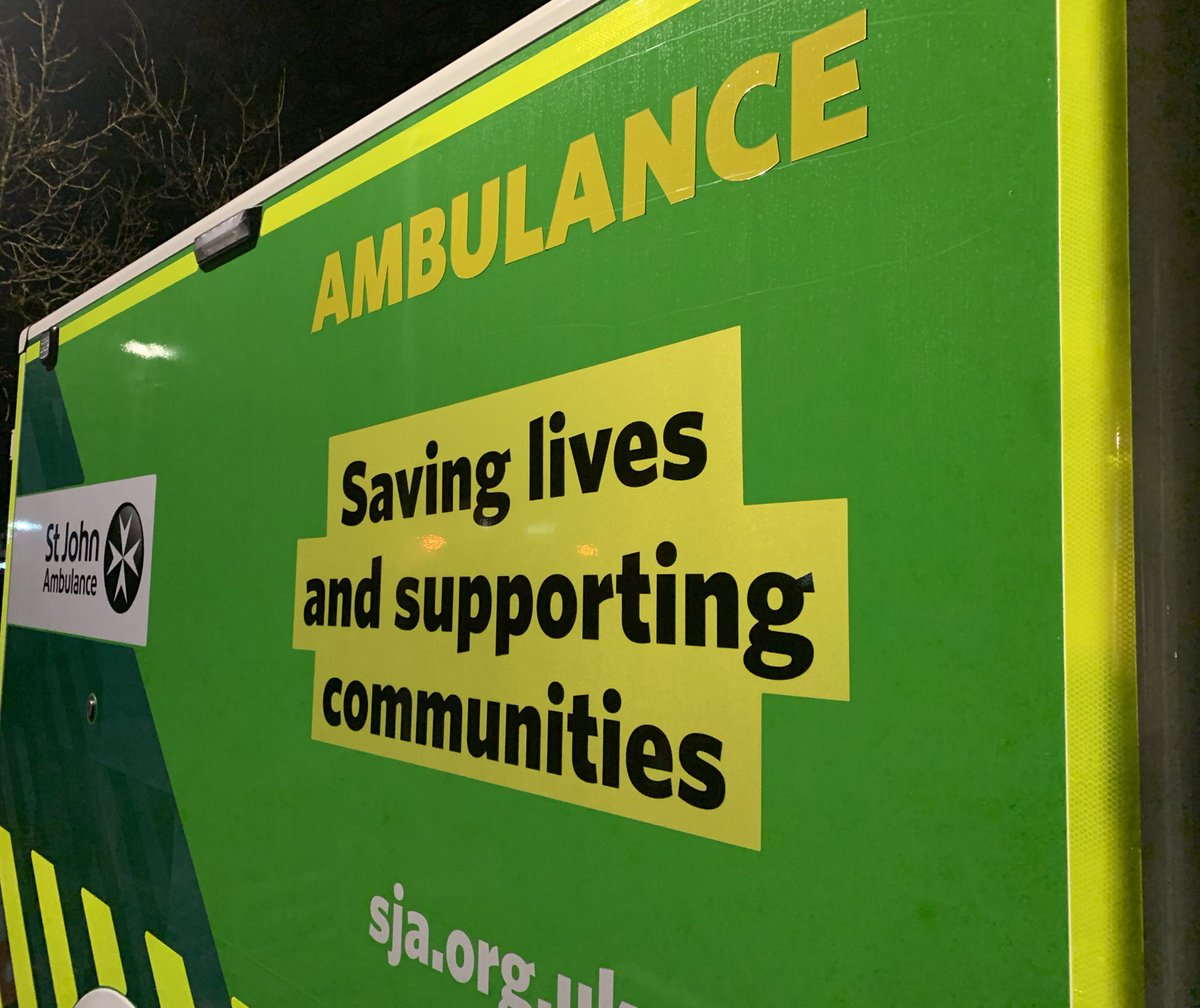 Our <a href="/stjohnambulance/">St John Ambulance England</a> volunteers are out in Southampton tonight providing an ambulance and treatment centre supporting those on a night out. Huge thanks to everyone who had made tonight possible despite the challenges posed by #StormEunice @SJA_ACR #StJohnPeople