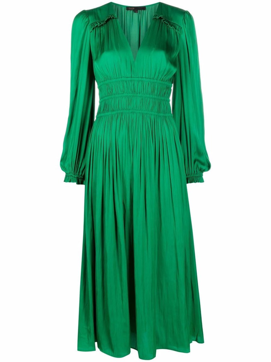 hanwaddingham is wearing a gorgeous green v-neck long-sleeve dress from  Maje tonight at #TheLastLeg https://t.co/FAreSUzZRM