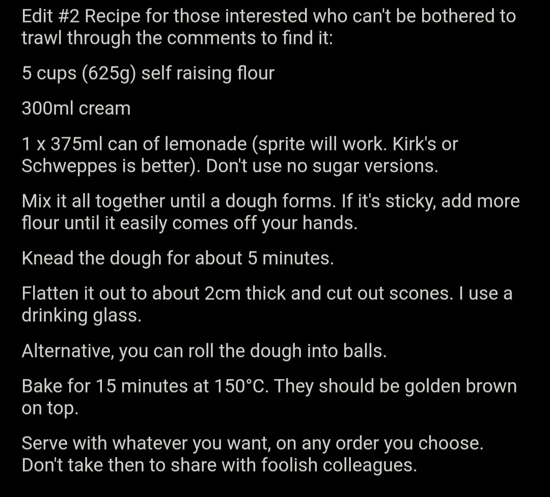 AITA - I provided scones for a work function and made some with cream first then jam and others with jam first then cream bit.ly/3sUhb9C