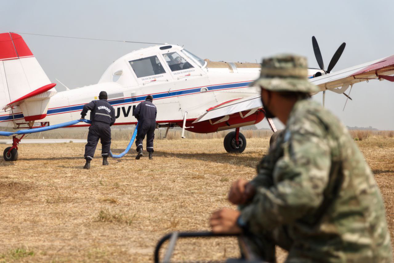 Valdés se comunicó con Fernández y contó que Bolsonaro envió bomberos para combatir los incendios