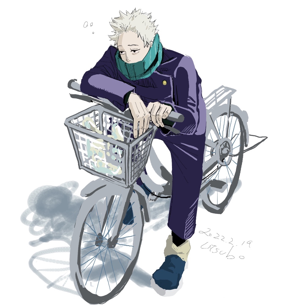 Utsubo 自転車に乗る棘ちゃん 狗巻棘イラスト 狗巻棘 T Co Qid8viuk5p Twitter