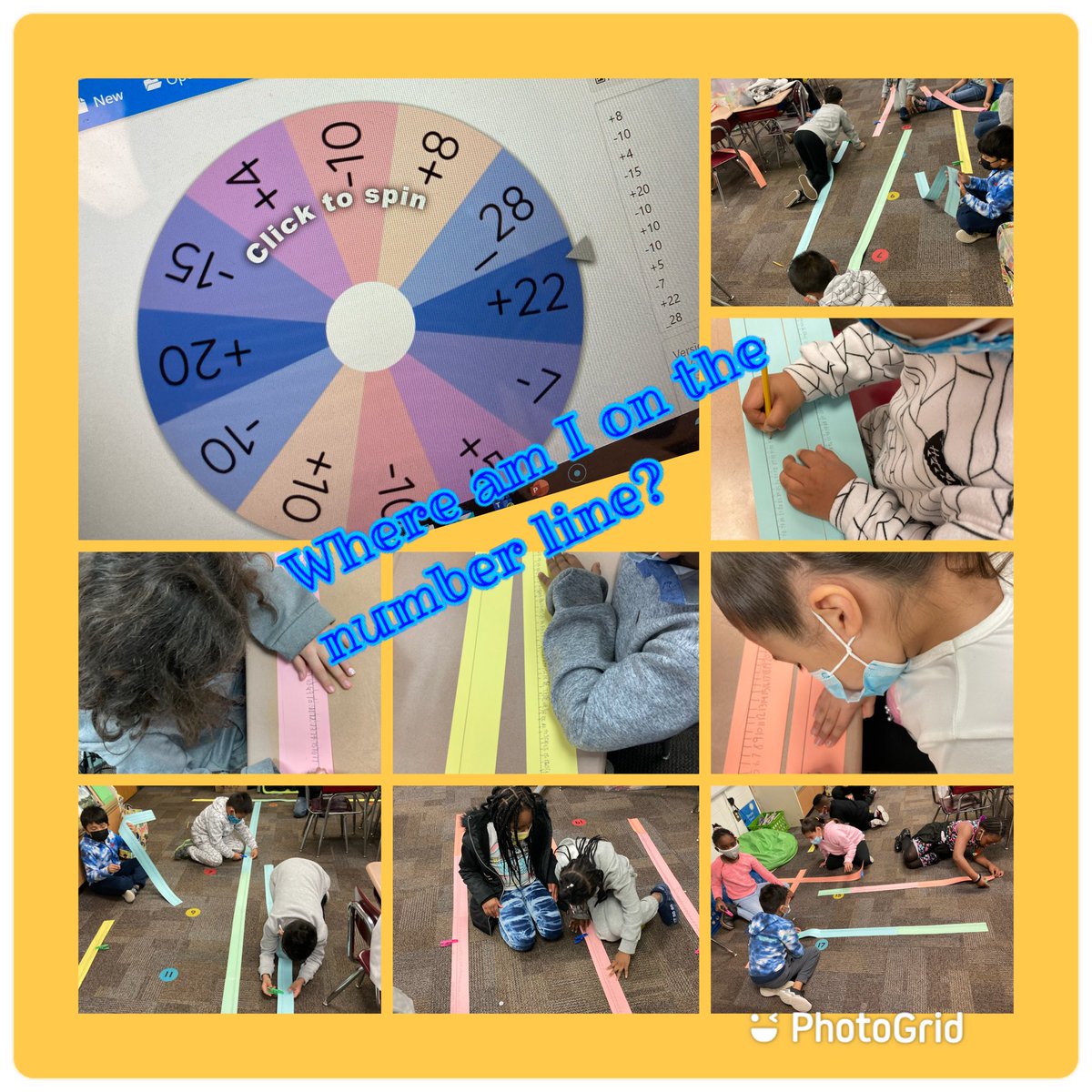 MillineTammy's tweet image. “Where am I on the number line?”Today we created our own number lines to practice addition, subtraction, counting and cardinality. 📚✏️🤩#RCPSmathchallenge #mathframeworks #wheelofnumbers #makelearningfun
@SCESTEAMAcademy @MathRcps @RockdaleSchools