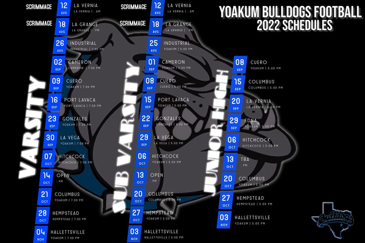 Yoakum Bulldogs Football (YoakumFootball) Twitter