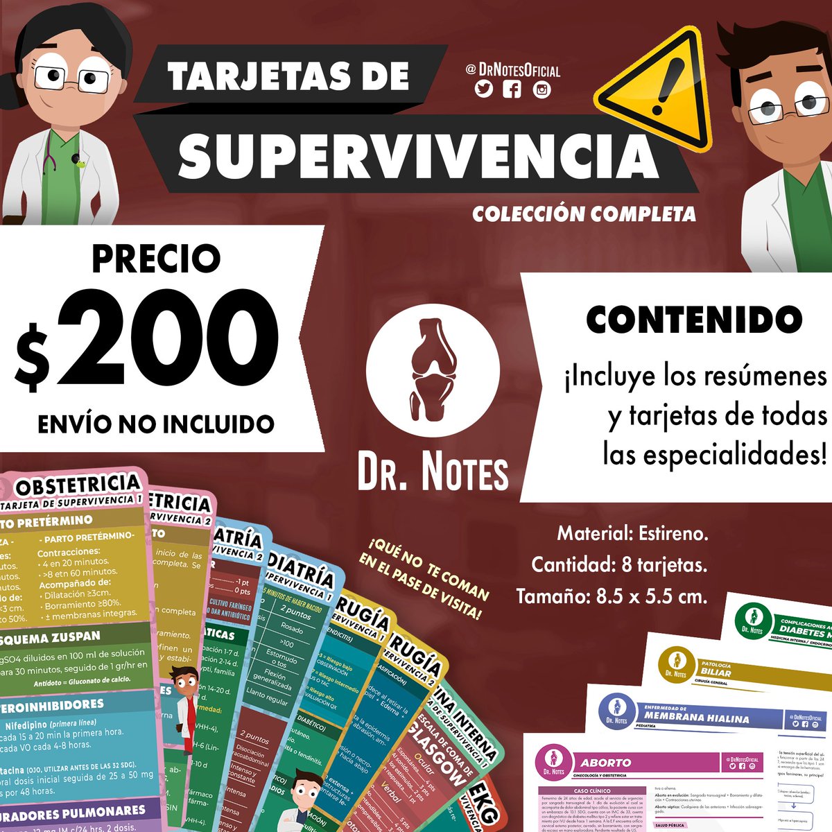 DrNotesOficial's tweet photo. Por suerte ya cuento con envíos por FedEx, estafeta y Redpack 😏😏

#Adquierelas #DrNotes #ENARM https://t.co/1OOVXFBs5f