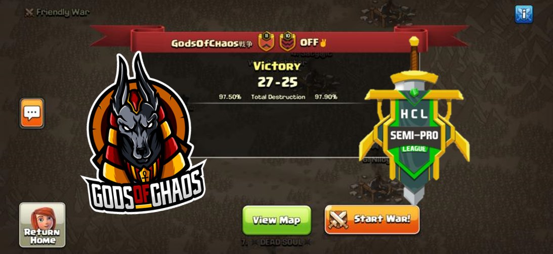 GODS_OF_CHAOS's tweet photo. We keep moving forward! ๐โโ๏ธ๐
1/8 final @ASKIPgaming HCL Semi-Pro Mod. ๐ข
Among the top 8 clans in the tournament in our debut, keep fighting. โ๐
๐ Roster: #AdrianAP, #Nolan, @xXMIKE_COCXx, #Euris, #BaD, @m_vivanco0305
#GocEsports ๐งก๐ค๐ฎ
#LatamCoc ๐ https://t.co/JoKLAF7Tt0