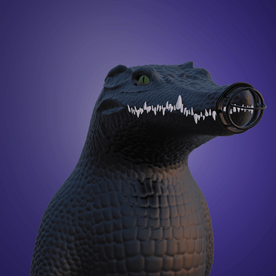 Just picked up this clean lookin reptile from the Swamp Game on <a href="/allinclubnft/">Allin Club</a> discord! 🐊

Awesome fucking game, join the fun next time!
#algorand #algofam #algonft