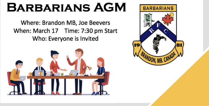 AGM Our Annual General Meeting is March 17th in person at Joe Beevers in Brandon mb starting 730pm we will also have a zoom option! Everyone come out!!