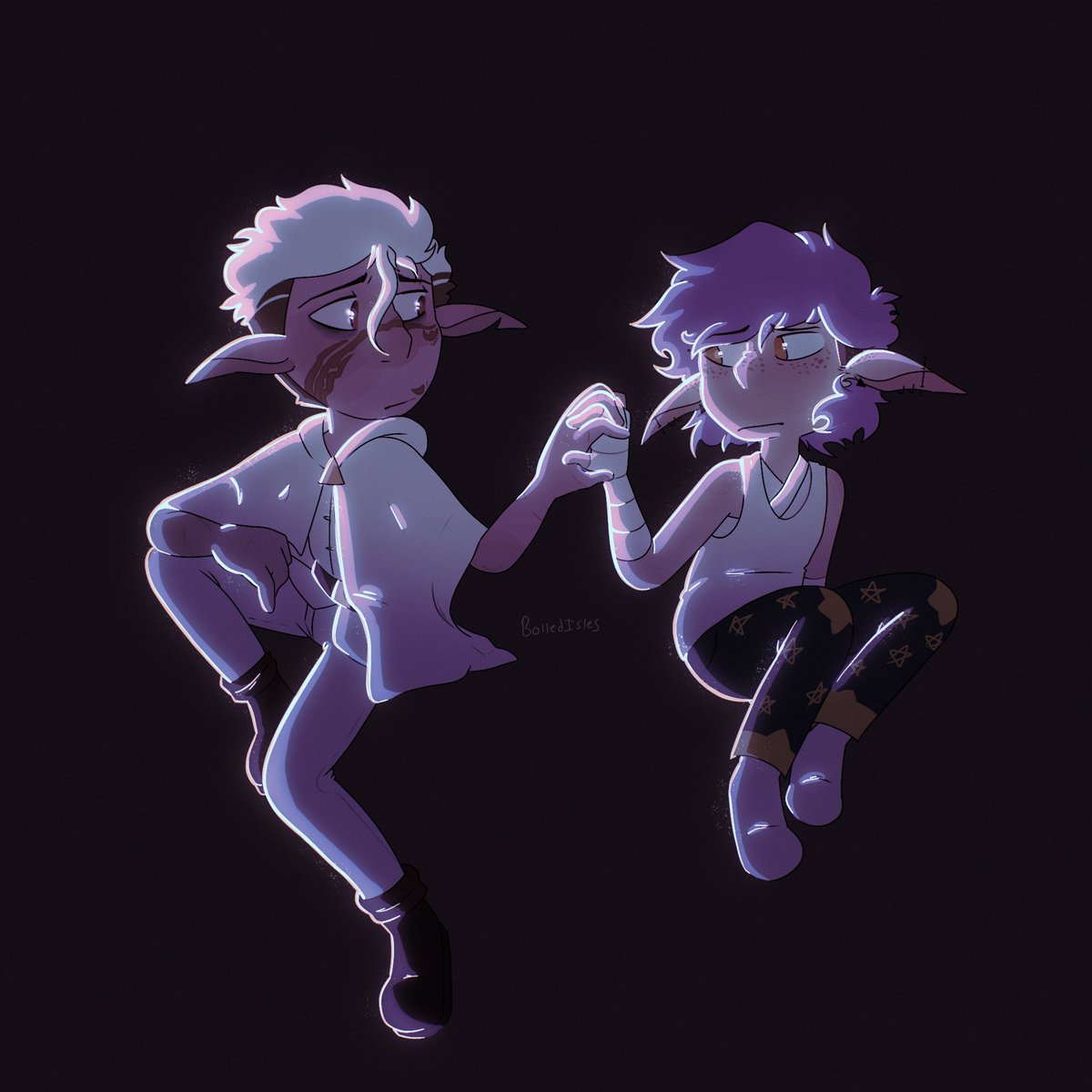 boiledisles's tweet photo. &amp; when it all falls to end
hold my hand, my gentlest friend

do you love me,
&amp; did you mean it?
#theowlhouse #toh #huntertoh #amityblight https://t.co/N4XLjBcJGJ