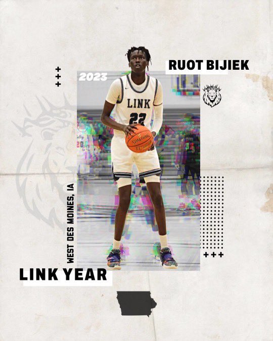 Ruot Bijiek (2023)
Height: 6’10
HS: Link Academy 
Grassroots: OSA Crusaders 
Position: Hybrid Post 
Calling Card: Versatility 
Current Offers: Arkansas, Nebraska, IPFW, UCSB, Hampton, Western Illinois, Seton Hall