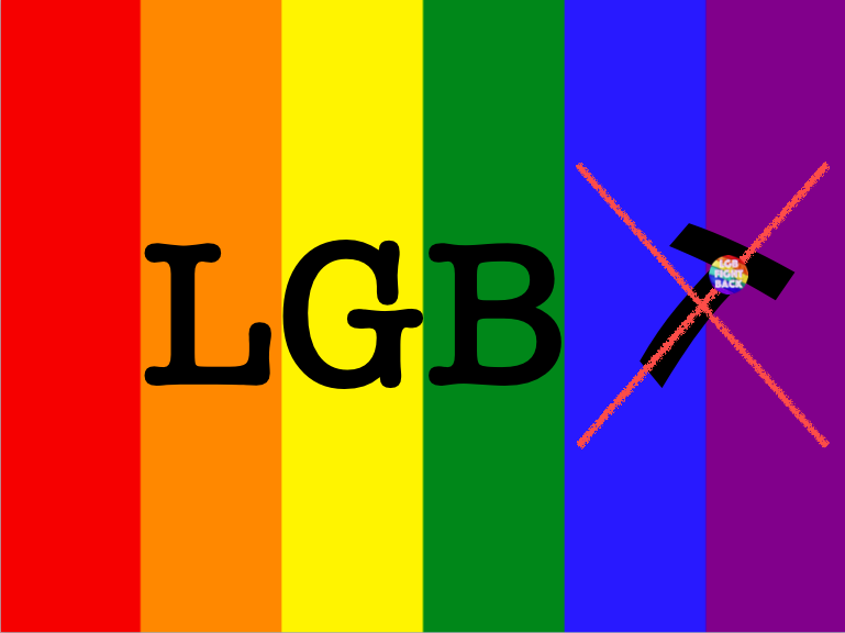 What does the T have to do with LGB?
LGB Fight Back rejects the idea that the T belongs with LGB because transgenderism is a homophobic movement that directly opposes the interests of LGB people. lgbfightback.org/questions-answ…