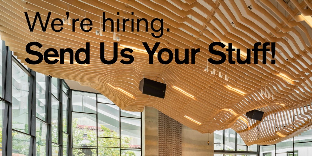 We’re looking to fill several positions. Check our website for more info!