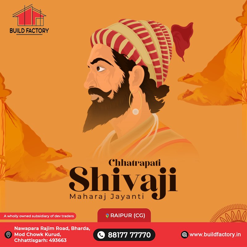 buildfactoryin's tweet photo. Showing affection to the man who straightforwardly exclaimed his love for his country by being accountable and spent his life diligently to make that vision turn into reality. Wishing you the 392nd Jayanti of the Great Chhatrapati Shivaji Maharaj. 

#shivaji #maharashtra https://t.co/5ZggKXd5cV