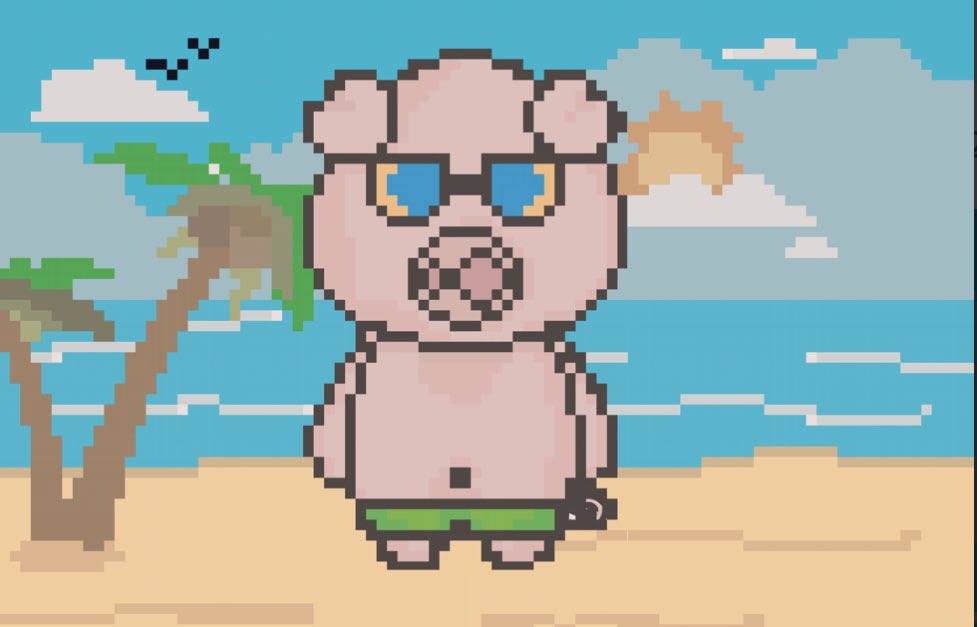 mimipigg's tweet photo. check out this item on open sea https://t.co/Fu9FikeX9z mimi pig holiday in beach                                               #NFTCollection #NFT #NFTGiveaway #NFTdrop #NFTs #opensea #NFTProject https://t.co/kvdWAiqEth