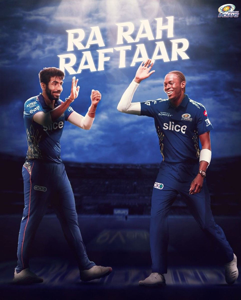 Imyashpatil27's tweet photo. RA-RAH⚡RAFTAAR
Discovered the New Name for This Duo💯
#RARAH #RAFTAAR @JofraArcher @Jaspritbumrah93 @mipaltan https://t.co/PTqcJYe81Q