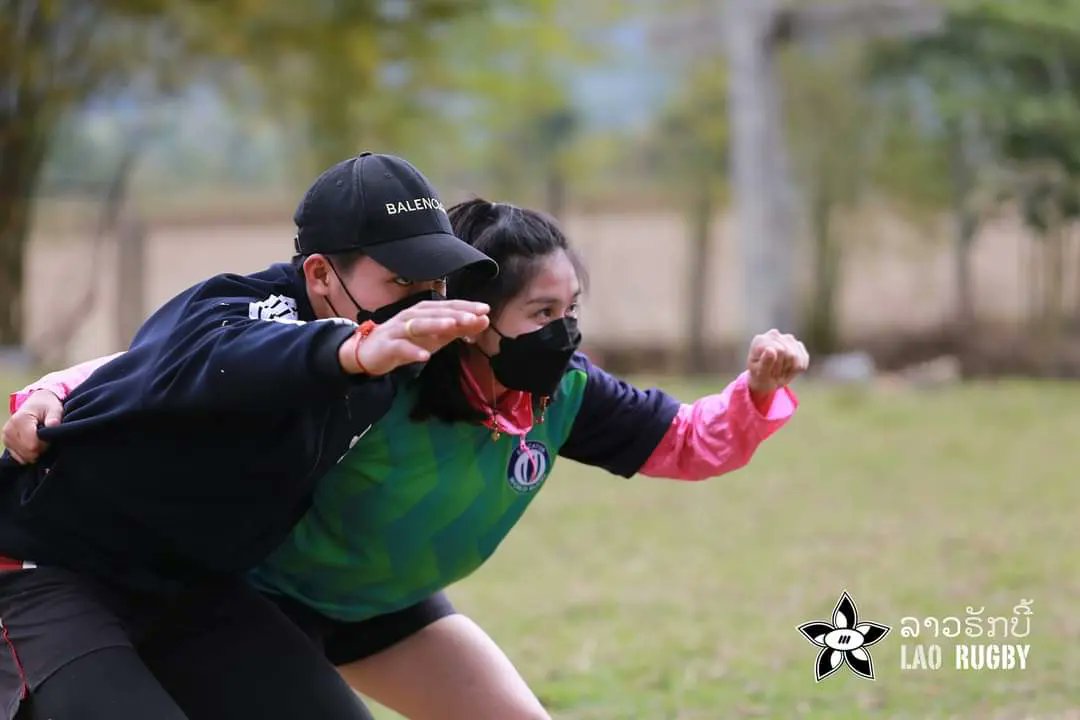 Laorugby's tweet photo. This week, our Coach Educators @ViengsamaiS, Pisa and Lao Khang are hosting a special @WorldRugby Level 1 and Get Into Rugby training for interested teachers in XKH, including a session on ⛑️! It's great to see so many teachers getting into 🏉and learning to keep players safe. https://t.co/igEVNgjQCO